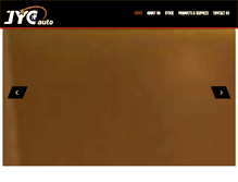 Tablet Screenshot of jycauto.com
